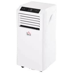 image-HOMCOM Mobile Air Conditioner W/ RC Cooling Sleeping Mode Portable White 1080W