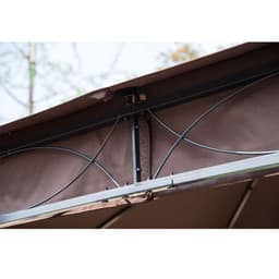 image-Outsunny 3m x 3m Garden Metal Gazebo Marquee Party Tent Canopy Shelter Pavilion
