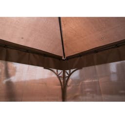 image-Outsunny 3m x 3m Garden Metal Gazebo Marquee Party Tent Canopy Shelter Pavilion