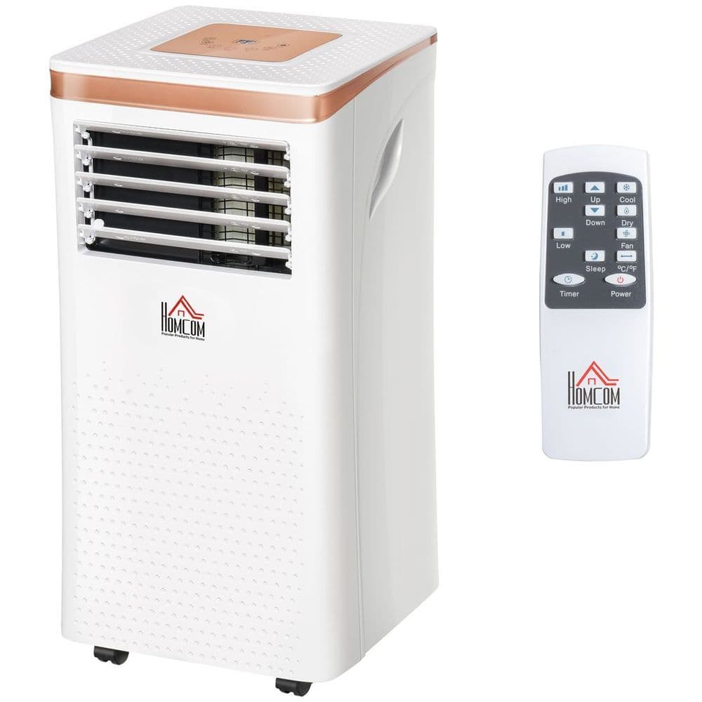 image-HOMCOM 10000 BTU Portable Air Conditioner 4 Modes LED Display Timer Home Office