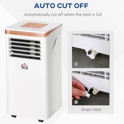 image-HOMCOM 10000 BTU Portable Air Conditioner 4 Modes LED Display Timer Home Office