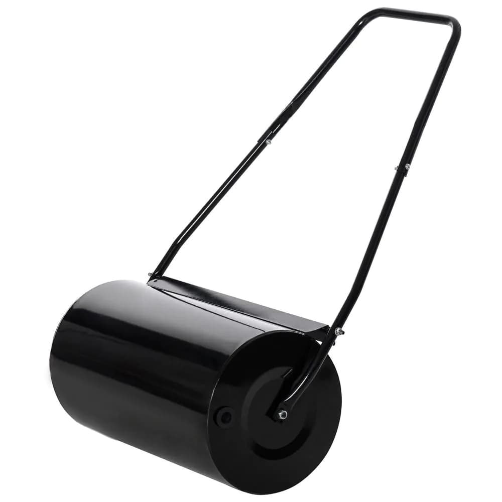 image-DURHAND Heavy Duty Garden Lawn Roller Push Tow Water Sand Filled 46L Equipment