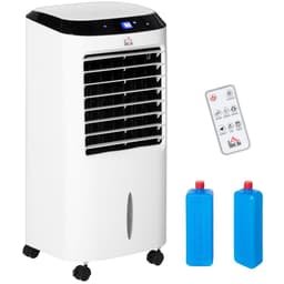 image-HOMCOM Portable Air Cooler, Evaporative Anion Ice Cooling Fan Humidifier Unit