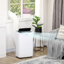 image-HOMCOM 14,000 BTU Portable Air Conditioner Unit with Remote, 24H Timer, 40m