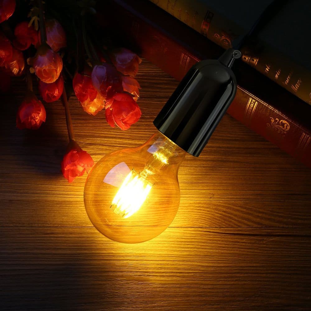 image-Vintage Antique Retro Metal Bulb Socket Lamp Holder Lamp Shades Industrial Edison Bulb Light