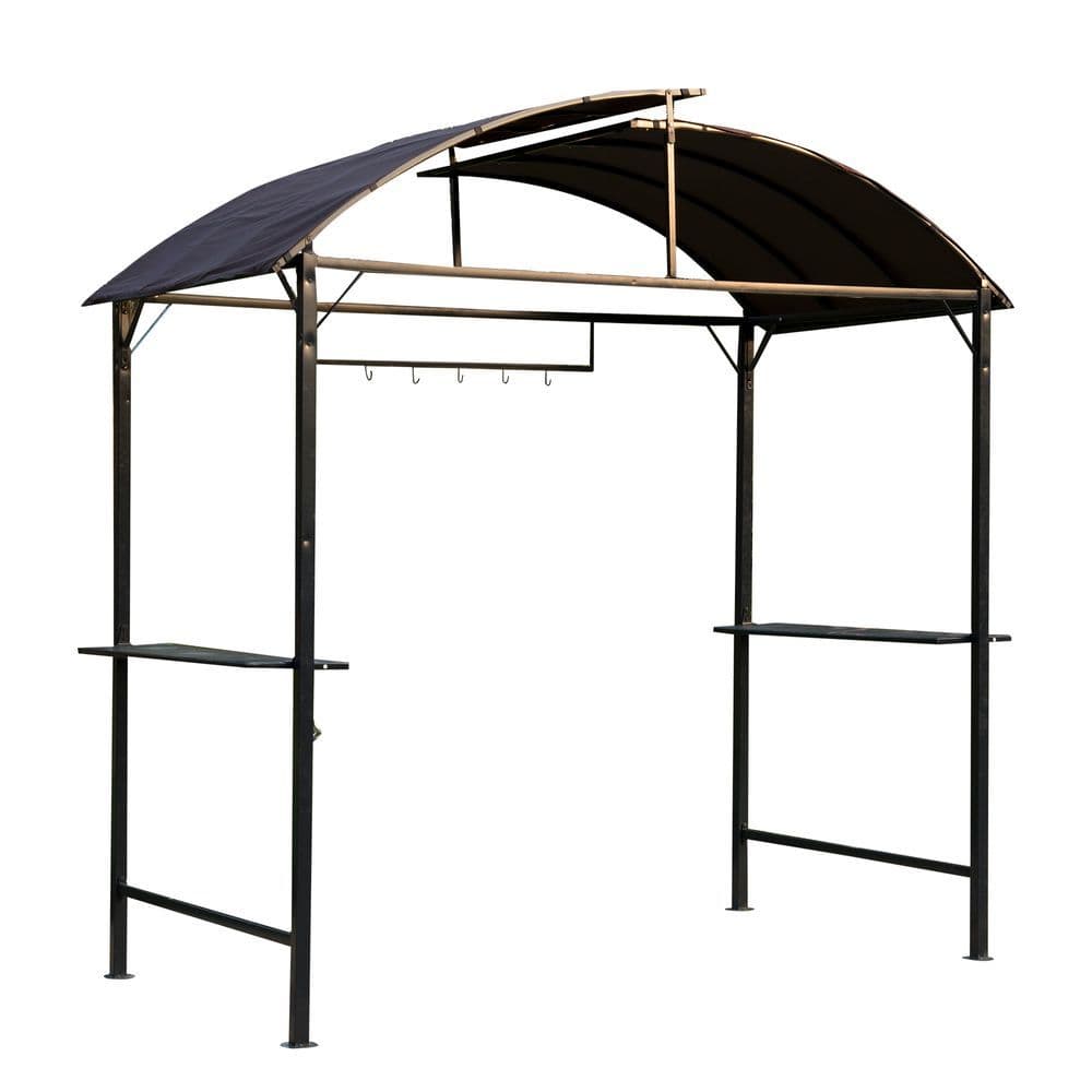 image-Gazebo Marquee Canopy Awning Shelter Garden Patio BBQ Tent Grill Black