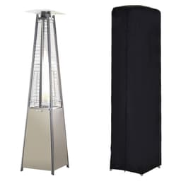 image-10.5KW Patio Gas Heater Outdoor Pyramid Propanes Heater w/ Cover