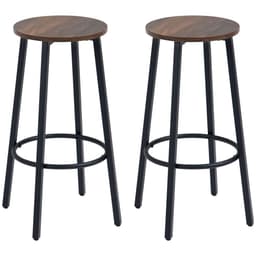 image-Bar Stools Set of 2 Counter Height Bar Stools for Dining Room Kitchen