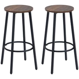 image-Bar Stools Set of 2 Counter Height Bar Stools for Dining Room Kitchen