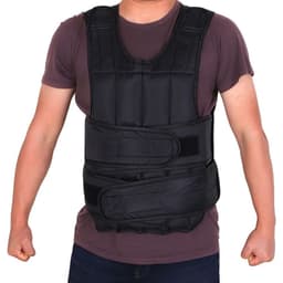 image-10KGS Adjustable Weight Vest Running Gym Training Weight Loss, Black