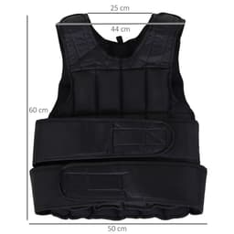 image-10KGS Adjustable Weight Vest Running Gym Training Weight Loss, Black