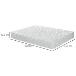 image-King Mattress W/ Breathable Foam Pocket Innerspring 200cmx150cmx22.5cm
