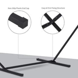 image-3.6m Long Metal Hammock Stand Frame Replacement Garden Outdoor Patio