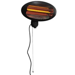 image-2kW Patio Heater Garden Wall Mount Electric Aluminium 3 Power Setting