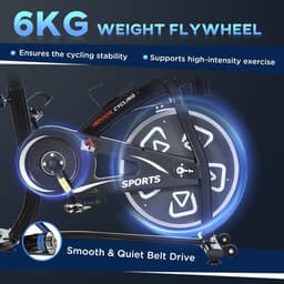 image-Exercise Training Bike Indoor Cycling Bicycle Trainer LCD Monitor