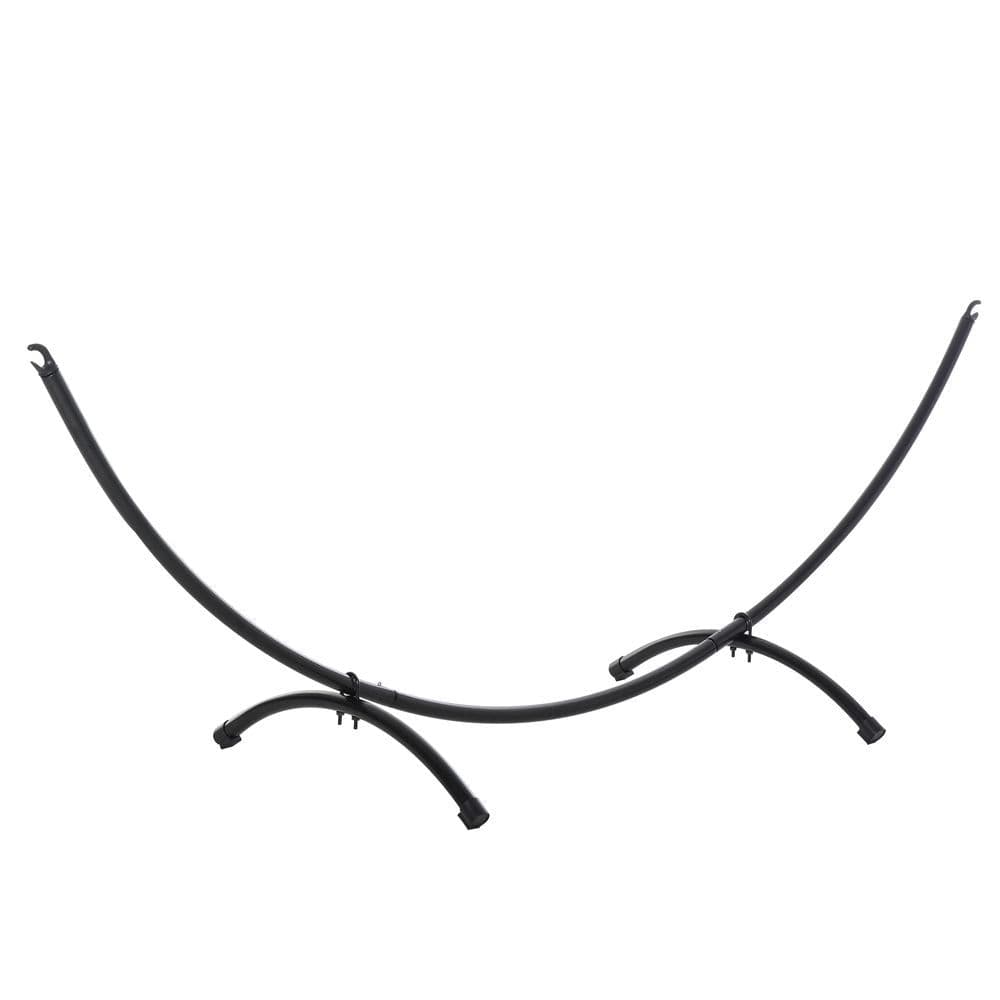 image-3(m) Metal Hammock Stand Frame Replacement Garden Outdoor Patio