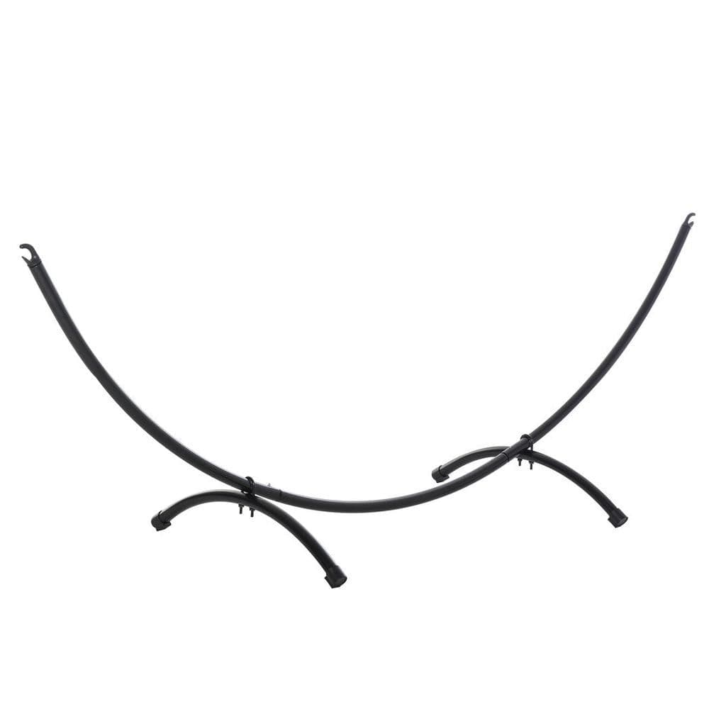 image-3(m) Metal Hammock Stand Frame Replacement Garden Outdoor Patio