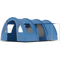 image-5-6 Man Family Tent Camping Tent with Two Room, Floor & Carry Bag