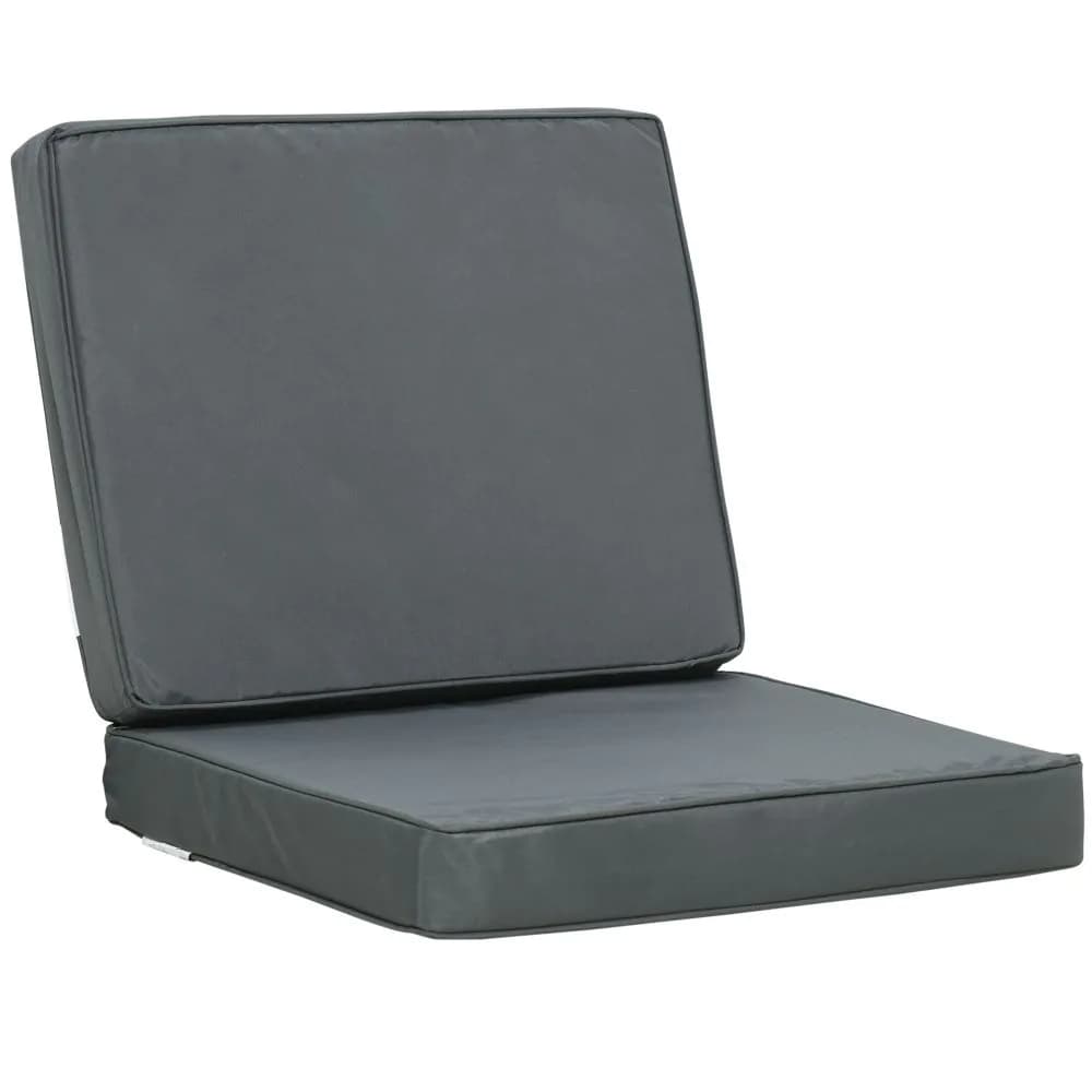 image-Outdoor Seat and Back Cushion Set Replacement Cushions, Dark Grey