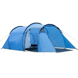image-3 Man 2 Room Tent Camping Tent With Living Area Air Vents Blue