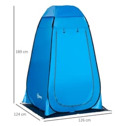 image-Camping Shower Tent w/ Pop Up Design, Outdoor Dressing Changing Room