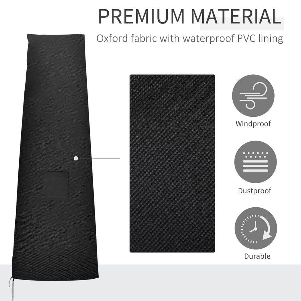 image-Parasol Umbrella Cover Outdoor Protector Weatherproof Cantilever Garden