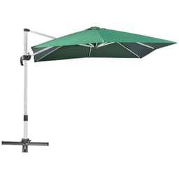 image-3 x 3(m) Cantilever Roma Parasol Garden Umbrella with Cross Base Green