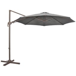 image-3(m) Cantilever Parasol 360� Rotation Roma Umbrella with Tilt Grey
