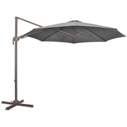 image-3(m) Cantilever Parasol 360� Rotation Roma Umbrella with Tilt Grey