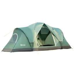 image-Outdoor Camping Tent For 5-6 W/ Bag, Fiberglass & Steel Frame