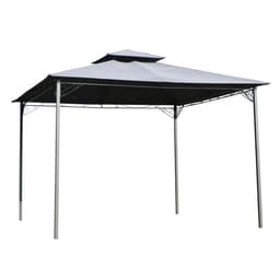 image-3x3(m) Outdoor Patio Gazebo Steel Canopy Tent Pavilion 2-Tier Roof Top