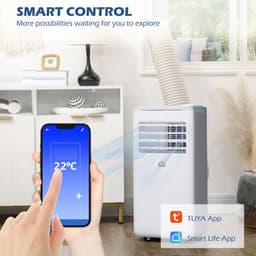 image-9,000 BTU Portable Air Conditioner Unit with WiFi Smart App, 20m�