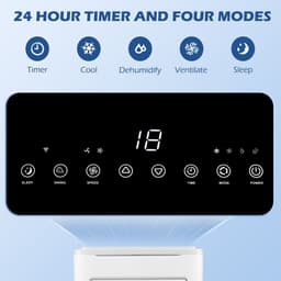 image-9,000 BTU Portable Air Conditioner Unit with WiFi Smart App, 20m�