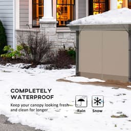 image-3 x 3 (m) Gazebo Protective Cover, Waterproof Cover for Canopy, Tent