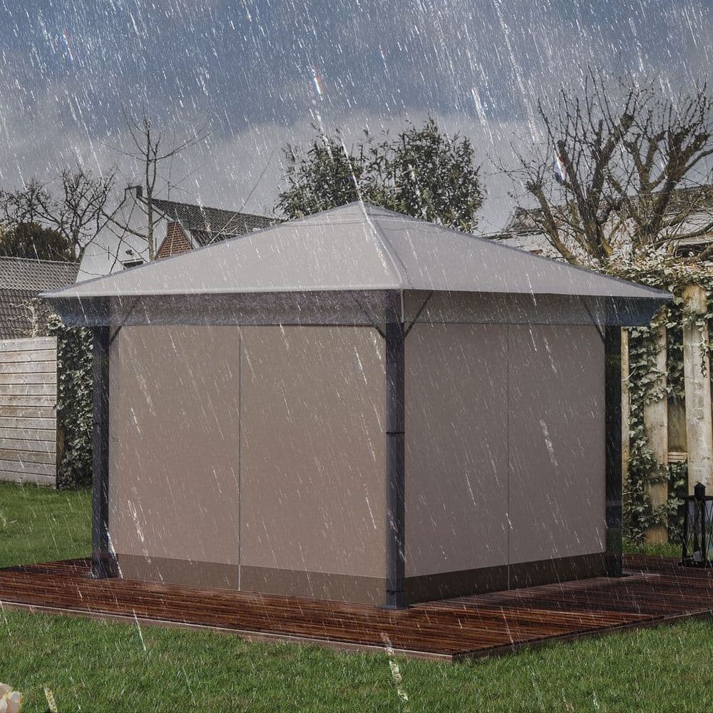 image-3 x 3 (m) Gazebo Protective Cover, Waterproof Cover for Canopy, Tent