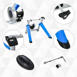 image-Bicycle Trainer 8-level Resistance for 650C, 700C or 26"-29" Bike Tyres