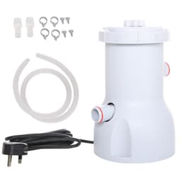 image-Swimming Pool Filter Pump with Cartridge for 13'-15' Above Ground Pools