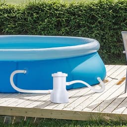 image-Swimming Pool Filter Pump with Cartridge for 13'-15' Above Ground Pools