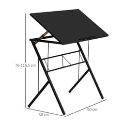 image-Vinsetto Adjustable Laptop Stand Tilt Writing Desk Workstation w/ Stopper