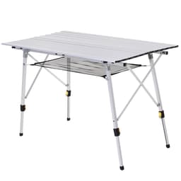 image-Portable Roll-up Aluminium Folding Picnic Table Outdoor BBQ Party