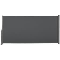 image-3x1.6M Retractable Side Awning Screen Fence Patio Privacy Divider Grey