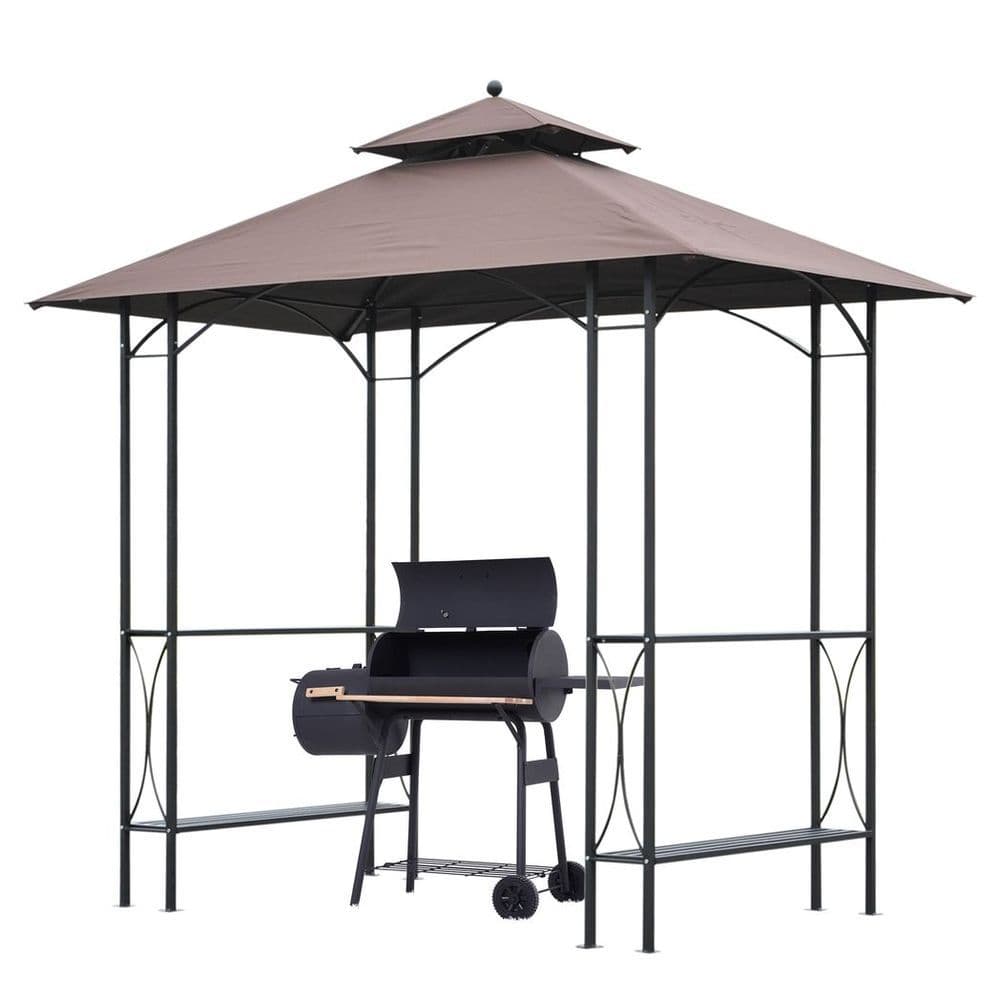 image-2.5x1.5m BBQ Tent Canopy Patio Outdoor Awning Gazebo Party Sun Shelter