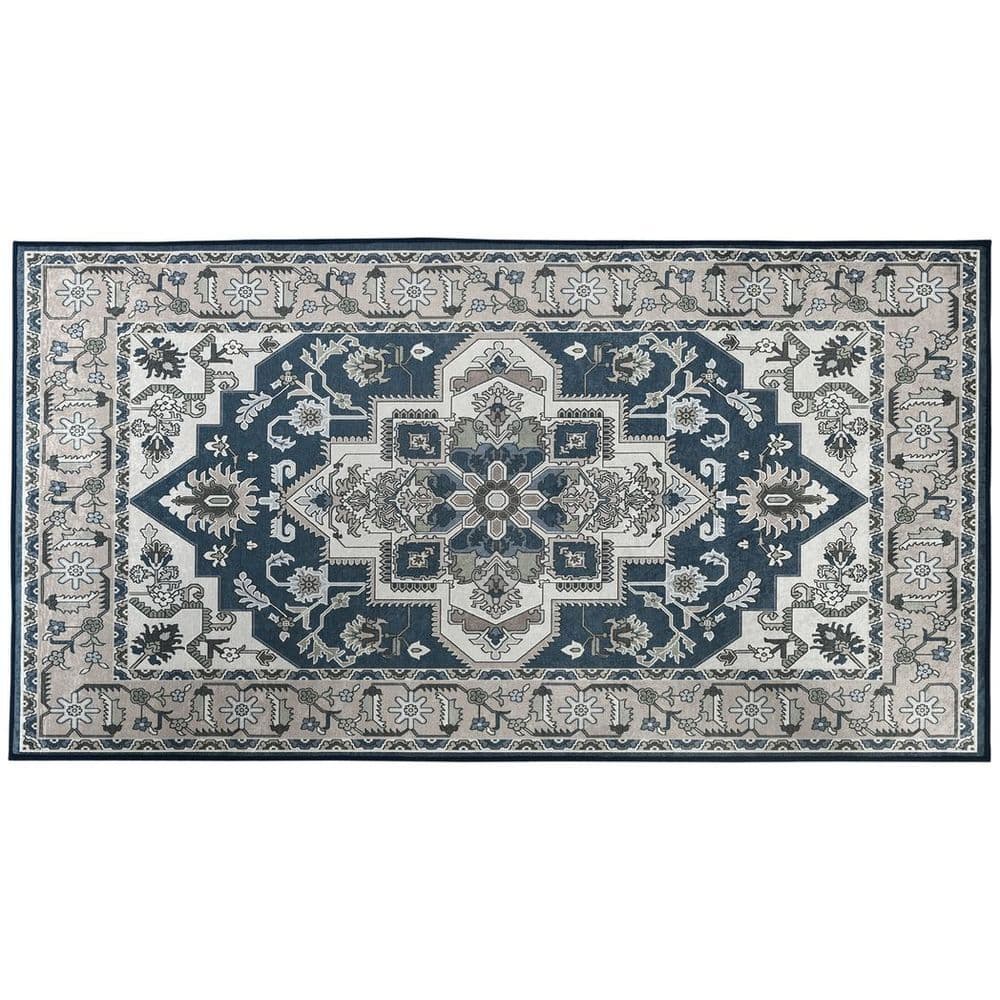 image-Area Rugs for Living Room Bedroom, Vintage Large Carpet, 80x150 cm