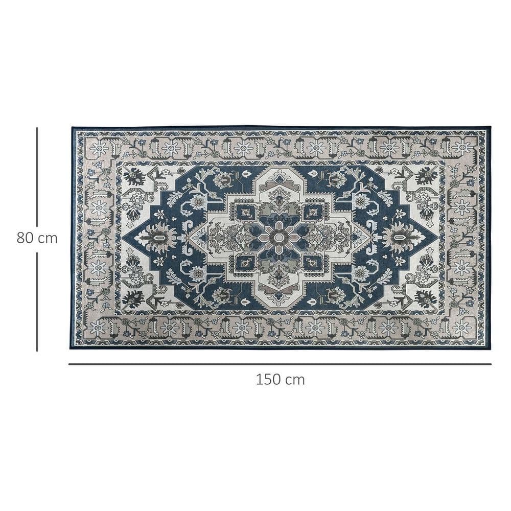 image-Area Rugs for Living Room Bedroom, Vintage Large Carpet, 80x150 cm