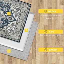 image-Area Rugs for Living Room Bedroom, Vintage Large Carpet, 80x150 cm