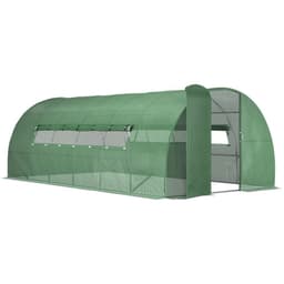 image-6 x 3M Reinforced Walk-in Polytunnel Garden Greenhouse Steel Frame