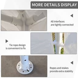 image-3 x 4 m Garden Gazebo Outdoor Canopy Marquee Party Tent White