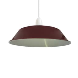 image-3 Pack Burgundy Retro Vintage Lampshade Easy Fit E27/B22 Base Pendant Metal 36cm Lamp Light Shades