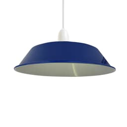 image-Navy Blue Retro Vintage Lampshade Easy Fit E27 Base Industrial Pendant Metal 36cm Lamp Light Shades