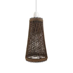 image-Retro Vintage 4cm Hole Barrel Cage Design Lampshade Easy Fit